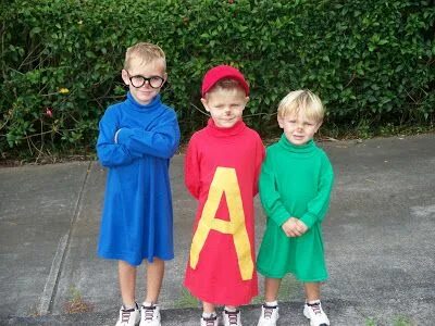 Related Homemade Alvin and the Chipmunks Group Halloween Cos