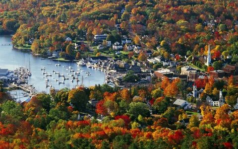 New England In The Fall, Usa - Camden Maine In The Fall - 16