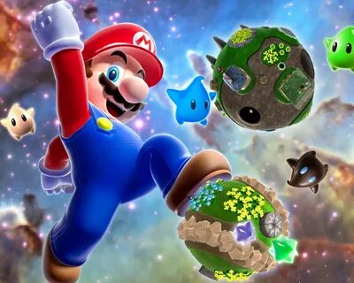 Mario Galaxy Game #4192586, 1280x1024 All For Desktop