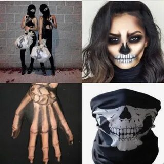 Scary skeleton robber Halloween costume women Halloween cost