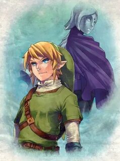 Link and Fi Legend of zelda, Legend, Skyward sword