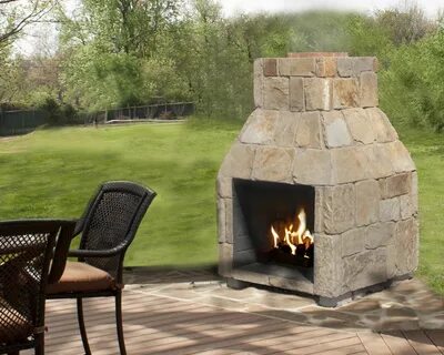 Stone Age Manufacturing Outdoor fireplace patio, Outdoor fir