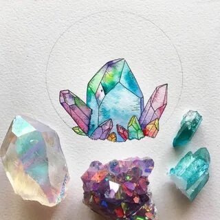Pin by Агата Майсюкова on Art Inspiration Crystals art drawi