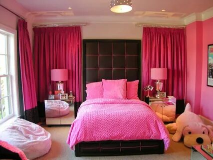 87 Elegant Teenage Girls Bedroom Decoration Ideas Hot pink r