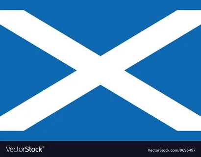 Flag scotland also known as st andrews cross or Vector Image
