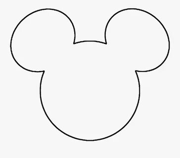 Transparent Mickey Mouse Clipart Black And White - Silueta C