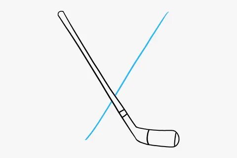 How To Draw Hockey Sticks - Draw A Hockey Stick , Free Trans