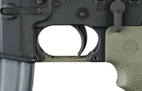 AR-15 / M16: G10 Trigger Guard (Straight) - G-Mascus Green -