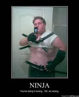 GIF - Ninja - You are doing it wrong - Viral Viral Videos