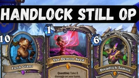 Handlock is STILL OP │ Hearthstone Deck Guide - YouTube