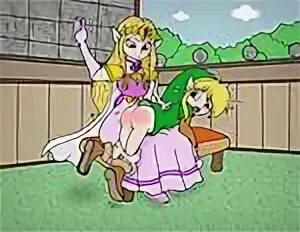 the-legend-of-zelda-spanking-in-hyrule - Anime OTK Spanking 