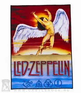Нашивка на спину Led Zeppelin (ангел) - Нашивки - Рок-магази