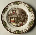 Friendly Village, The (Christmas) Dinner Plate by Johnson Br