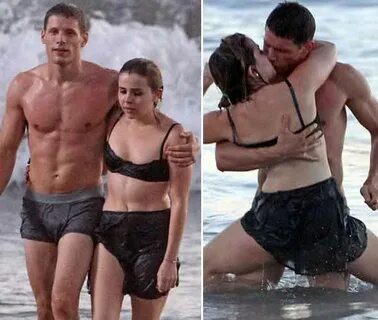 Parenthood stars sexily make out in ocean, in underwear - Pa