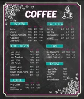 Entry #12 by hristina1605 for Design Menu Boards for Coffee 