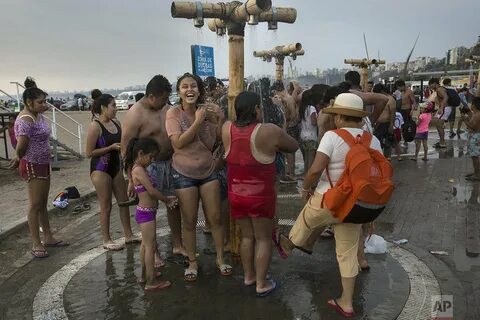 Peru's Agua Dulce Beach: Before and After COVID-19 - AP Phot