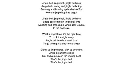 Jingle Bell Rock Png - What a bright time, it's the right ti