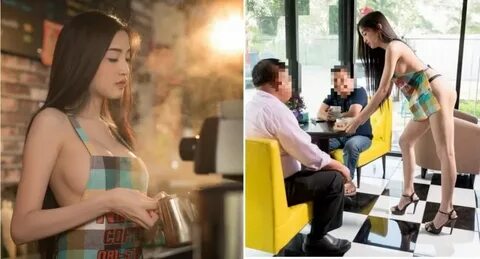 Thai Coffee Shop Owner Tries to Boost Business With Models, 