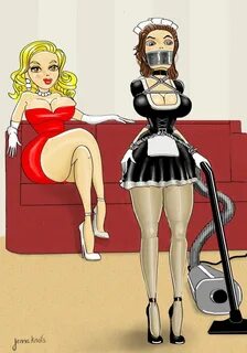 Slideshow femdom sissy cartoon.