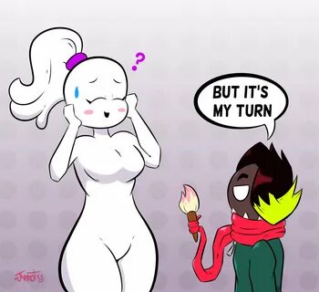 original characters, brown hair, cajarito, jarrotxx, long hair, nervous, ne