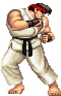 street fighter pixel art gif WiffleGif