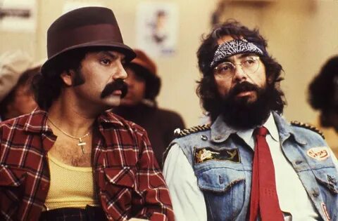 ComediansTommy Chong and Cheech Marin in a scene from the mo