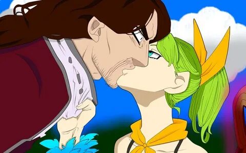 Deldrey kissing Fraudrin (nanatsu no taizai) by Mia-Scarlet 