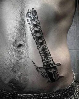 40 Katana Tattoo Designs For Men - Japanese Sword Ink Ideas 