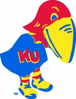 1923 Kansas Jayhawk mascot logo Rock chalk jayhawk, Rock cha