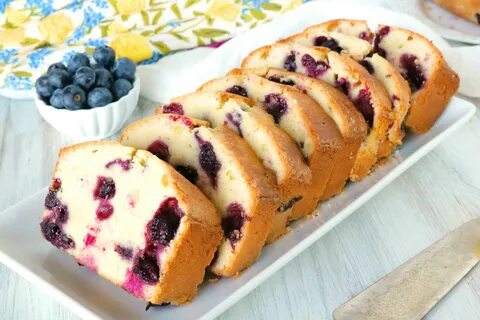 Lemon Blueberry Pound Cake Recipe - The Anthony Kitchen