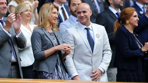 Kein Tag wie jeder andere: Steffi Graf und Andre Agassi heir