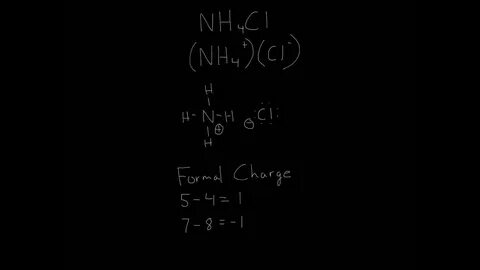 Lewis Structure NH4Cl - YouTube