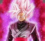 Super Saiyan Rosé Goku Black by 神 島 か の ん Dragon ball super 