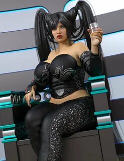 messing around in daz studio and made this lady 