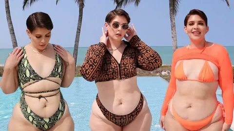 Tropical Birthday Bikini Haul! Fashion Nova Curve - YouTube