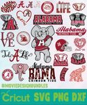 Cute Svg Images Alabama Crimson Tide - Free SVG Cut File