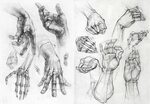 Skeleton Hand Drawing Tutorial Easy