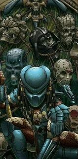 Predator vs Everybody Predator alien art, Predator art, Pred