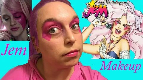 Jem and the Holograms makeup tutorial Gem - YouTube