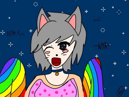 Nyan Cat girl !speedpaint! - ibisPaint