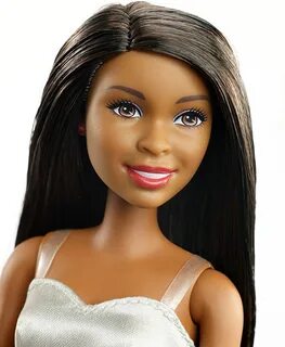 Barbie Black Hair Holiday Doll Mattel FDR54