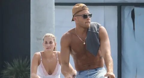 Blake Griffin Goes for a Shirtless Bike Ride with Francesca 