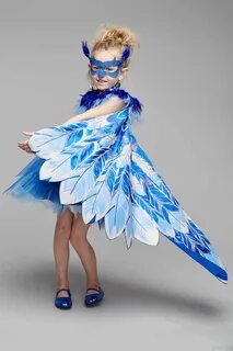 Pretty Bluebird Costume For Girls Bird costume, Girl costume