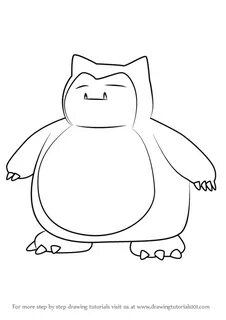 Learn How to Draw Snorlax from Pokemon GO (Pokemon GO) Step 