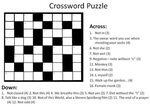 Crossword - Courtesy of Intern 3 - Newsnibbles