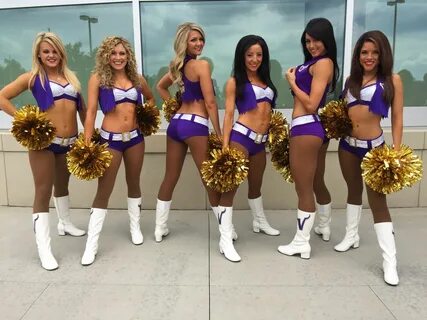 The Minnesota Vikings Cheerleaders new 2015 Summer Uniform V