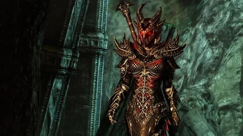 Daedric Armor and weapon Improvement 鎧-ア-マ- - Skyrim Mod デ-タ