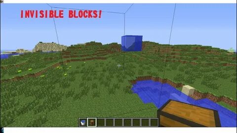 Minecraft Tutorial : invisible blocks! Works in 1.6! - YouTu