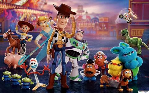The toys of Toy story 4 HD wallpaper download