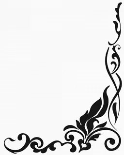 Corner Border Png Clipart Decorative Corners Clip Art - Clip